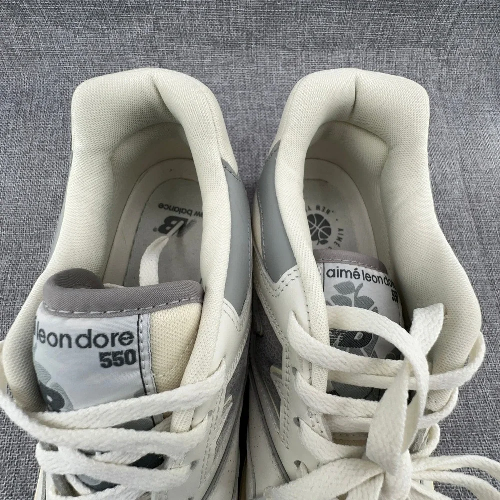 New Balance 550 Aime Leon Dore Shoes Mens 9.5 White BB550ALE Low Top Sneakers